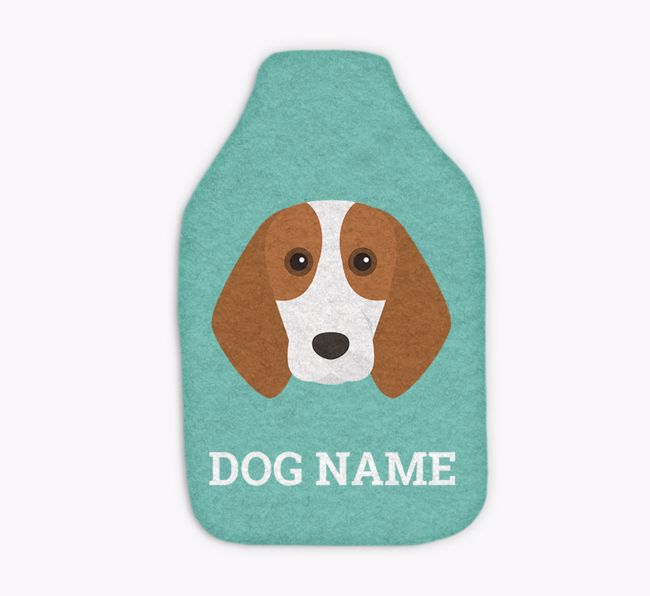 Name And Icon: Personalized {breedFullName} Hot Water Bottle